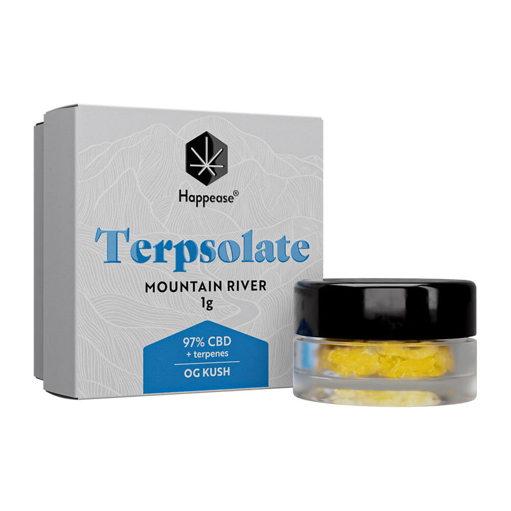 Happease extract terpsolate MR with jar