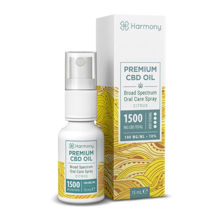 wholesale harmony cbd spray citrus 1500mg