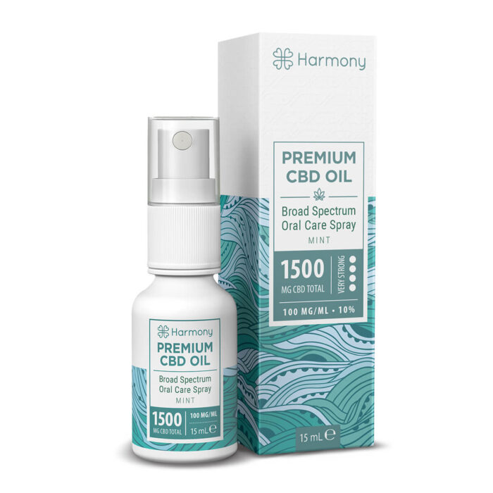 wholesale harmony cbd spray mint 1500mg