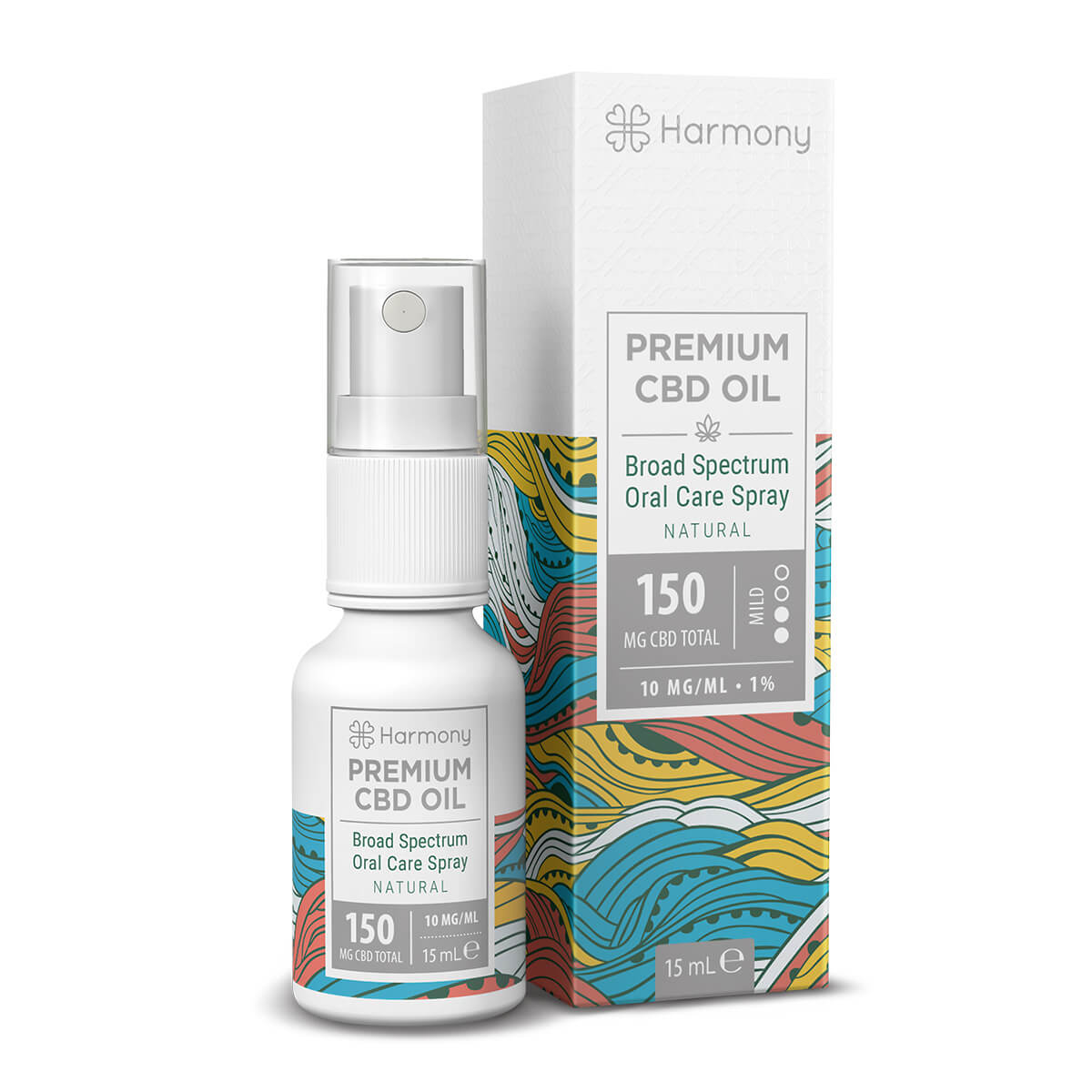 wholesale harmony cbd spray natural 150mg