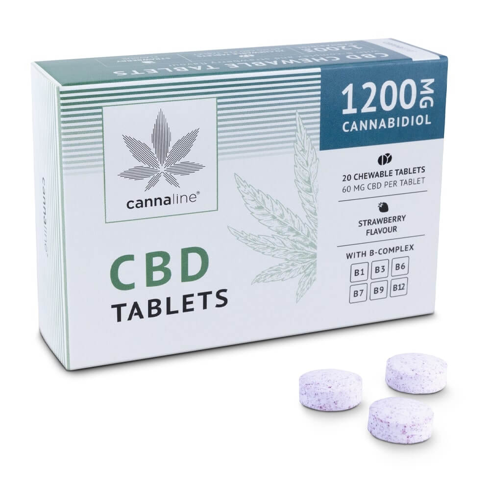 Cannaline CBD Kauwtabletten - Kalmerende supplementen