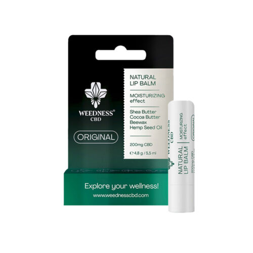 Weedness CBD Natuurlijke Lippenbalsem - Hydraterende lippenbalsem