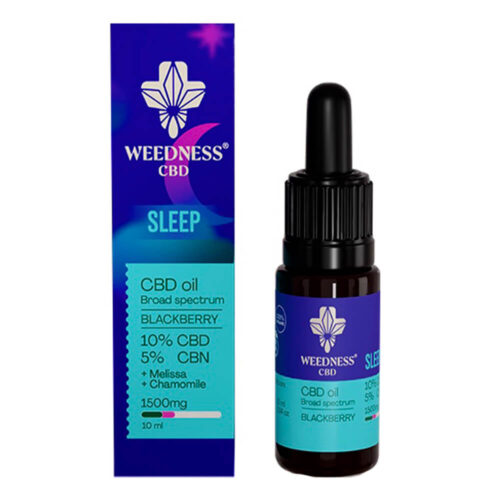 Weedness CBD Olie Slaap - Bevorderende olie