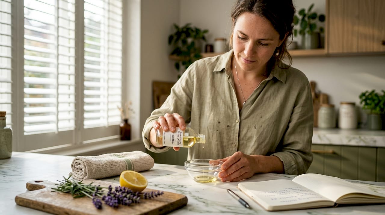 Een geurenspecialist creëert unieke combinaties van natuurlijke aroma’s in zijn eigen keuken.
