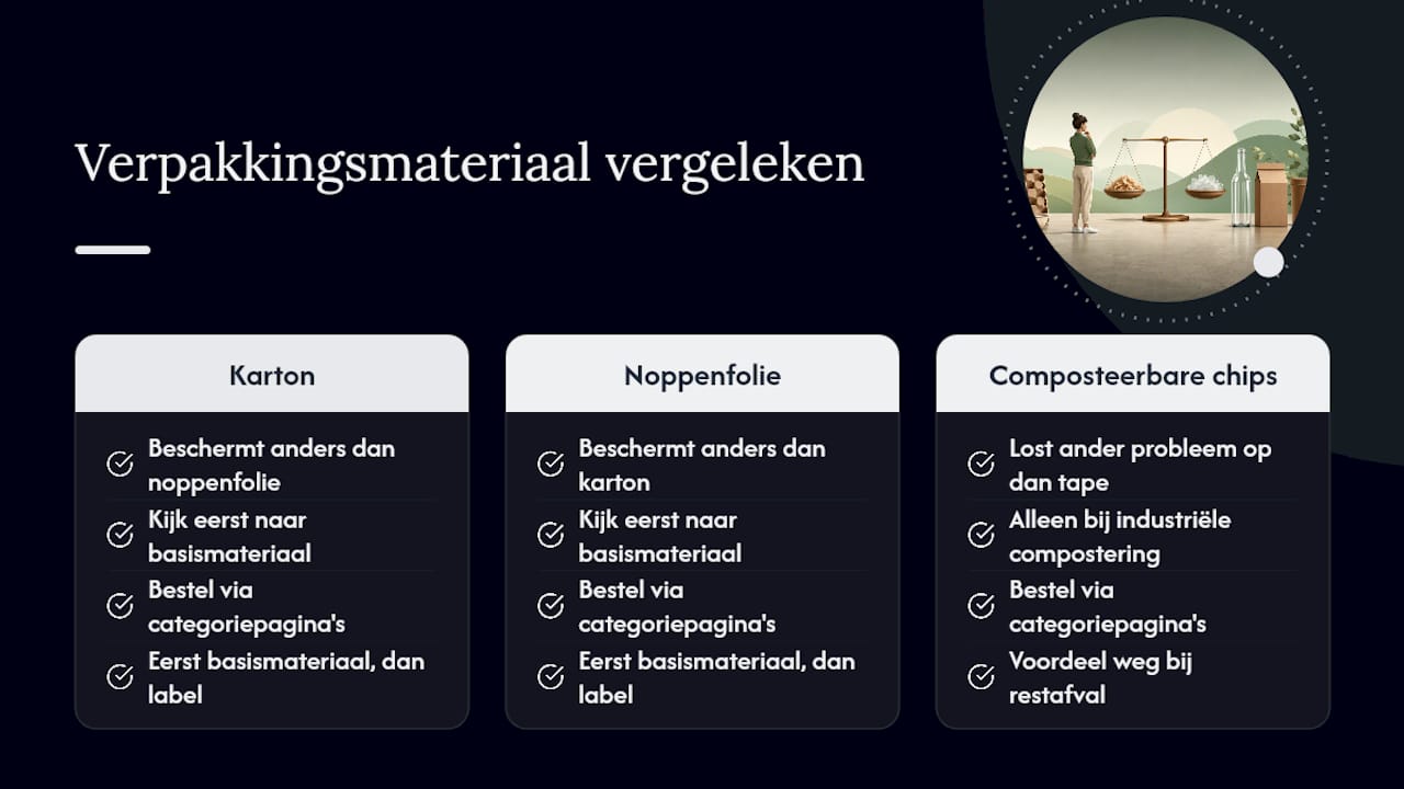 Infographic: een overzicht van de meest milieuvriendelijke verpakkingsopties