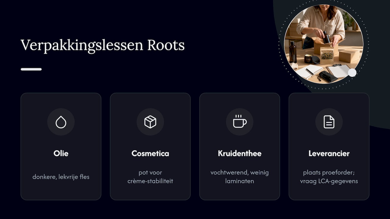 Wat wij bij Roots Health Store leren van verpakkingskeuzes voor natuurlijke producten — overview diagram