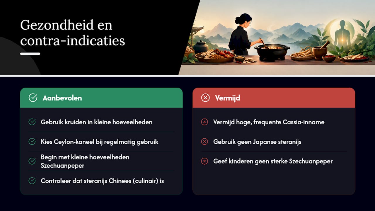 9. Effecten van Chinese kruiden op de gezondheid en eventuele contra-indicaties — overview diagram